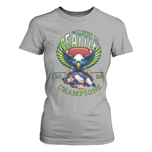 Funny Champion Seattle Dominates New England T Shirt For Women 12s Fan Pride TS12 Sport Gray Print Your Wear