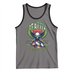 Funny Champion Seattle Dominates New England Tank Top 12s Fan Pride TS12 Deep Heather Black Print Your Wear