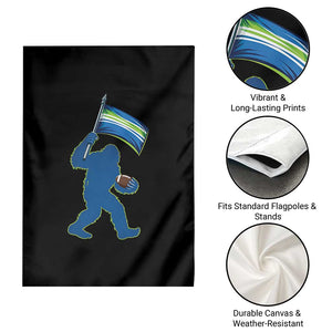 Bigfoot Seattle Sports Fan Garden Flag Sasquatch 12s Pride Gift TS12 Print Your Wear