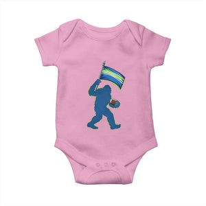 Bigfoot Seattle Sports Fan Baby Onesie Sasquatch 12s Pride Gift TS12 Light Pink Print Your Wear