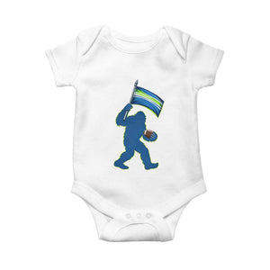 Bigfoot Seattle Sports Fan Baby Onesie Sasquatch 12s Pride Gift TS12 White Print Your Wear