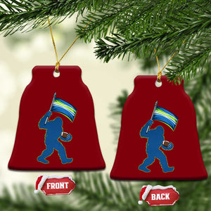 Bigfoot Seattle Sports Fan Ceramic Ornament Sasquatch 12s Pride Gift TS12 Print Your Wear