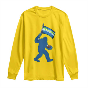 Bigfoot Seattle Sports Fan Long Sleeve Shirt Sasquatch 12s Pride Gift TS12 Daisy Print Your Wear
