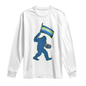Bigfoot Seattle Sports Fan Long Sleeve Shirt Sasquatch 12s Pride Gift TS12 White Print Your Wear