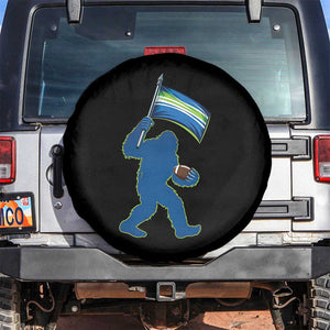 Bigfoot Seattle Sports Fan Spare Tire Cover Sasquatch 12s Pride Gift TS12 No hole Black Print Your Wear