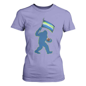 Bigfoot Seattle Sports Fan T Shirt For Women Sasquatch 12s Pride Gift TS12 Violet Print Your Wear