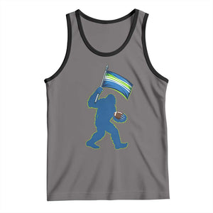 Bigfoot Seattle Sports Fan Tank Top Sasquatch 12s Pride Gift TS12 Deep Heather Black Print Your Wear