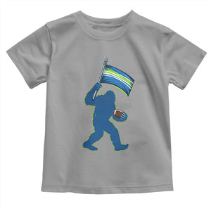 Bigfoot Seattle Sports Fan Toddler T Shirt Sasquatch 12s Pride Gift TS12 Sport Gray Print Your Wear