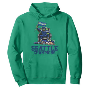 Funny Seattle Clobbers New England Hoodie Football Game Day TS12 Irish Green Print Your Wear
