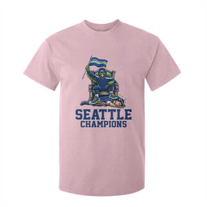 Funny Seattle Clobbers New England T Shirt For Kid Football Game Day TS12 Light Pink Print Your Wear