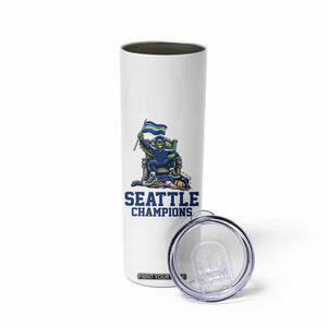 Funny Seattle Clobbers New England Skinny Tumbler Football Game Day TS12 Print Your Wear