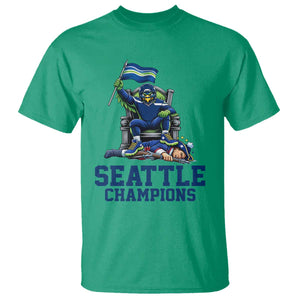 Funny Seattle Clobbers New England T Shirt Football Game Day TS12 Irish Green Print Your Wear