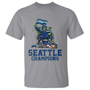 Funny Seattle Clobbers New England T Shirt Football Game Day TS12 Sport Gray Print Your Wear