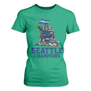 Funny Seattle Clobbers New England T Shirt For Women Football Game Day TS12 Irish Green Print Your Wear
