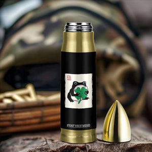 Grumpy Frog Japanese Bullet Tumbler St Patricks Day Gift TS12 Print Your Wear