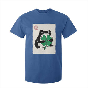 Grumpy Frog Japanese T Shirt For Kid St Patricks Day Gift TS12 Royal Blue Print Your Wear