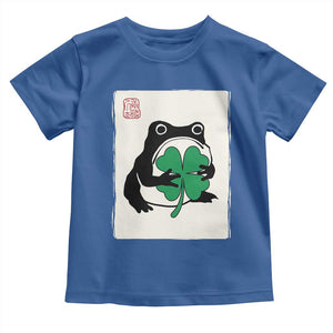 Grumpy Frog Japanese Toddler T Shirt St Patricks Day Gift TS12 Royal Blue Print Your Wear