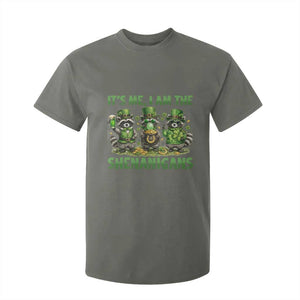 I Am The Shenanigans T Shirt For Kid Funny Irish Raccoon St Patricks Day TS12 Military Green Print Your Wear
