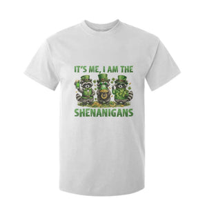 I Am The Shenanigans T Shirt For Kid Funny Irish Raccoon St Patricks Day TS12 White Print Your Wear