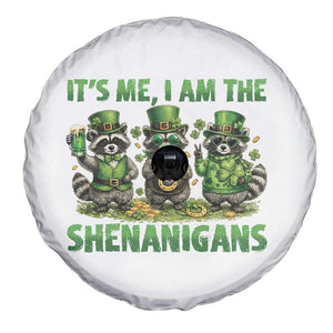 I Am The Shenanigans Spare Tire Cover Funny Irish Raccoon St Patricks Day TS12 Print Your Wear