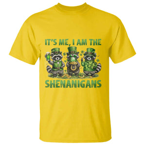 I Am The Shenanigans T Shirt Funny Irish Raccoon St Patricks Day TS12 Daisy Print Your Wear
