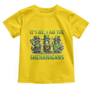 I Am The Shenanigans Toddler T Shirt Funny Irish Raccoon St Patricks Day TS12 Daisy Print Your Wear