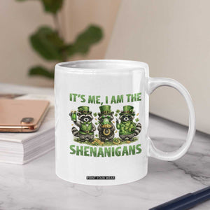 I Am The Shenanigans Coffee Mug Funny Irish Raccoon St Patricks Day TS12 Print Your Wear
