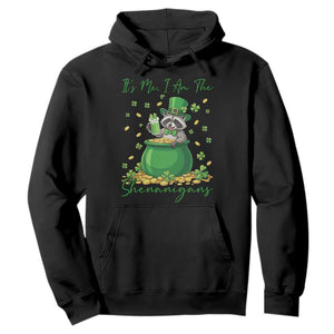 I Am The Shenanigans Hoodie Funny Irish Raccoon TS12 Black Print Your Wear
