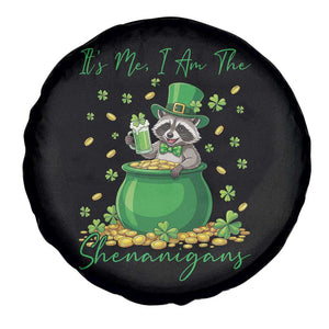 I Am The Shenanigans Spare Tire Cover Funny Irish Raccoon TS12 Print Your Wear