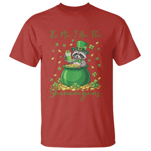 I Am The Shenanigans T Shirt Funny Irish Raccoon TS12 Red Print Your Wear