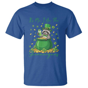 I Am The Shenanigans T Shirt Funny Irish Raccoon TS12 Royal Blue Print Your Wear