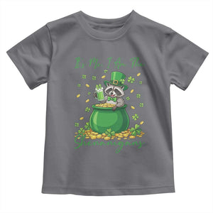 I Am The Shenanigans Toddler T Shirt Funny Irish Raccoon TS12 Charcoal Print Your Wear