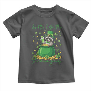 I Am The Shenanigans Toddler T Shirt Funny Irish Raccoon TS12 Dark Heather Print Your Wear