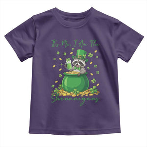 I Am The Shenanigans Toddler T Shirt Funny Irish Raccoon TS12 Purple Print Your Wear