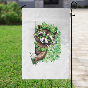 Funny Raccoon St Patricks Day Garden Flag Irish Party Animal Gift TS12 Print Your Wear