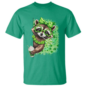 Funny Raccoon St Patricks Day T Shirt Irish Party Animal Gift TS12 Irish Green Print Your Wear