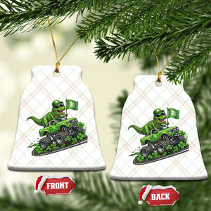 Funny St Patricks Day Dinosaur Truck Ceramic Ornament Irish Holiday Gift TS12 Print Your Wear