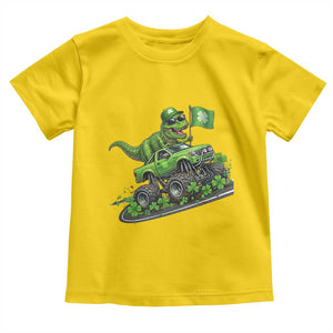Funny St Patricks Day Dinosaur Truck Toddler T Shirt Irish Holiday Gift TS12 Daisy Print Your Wear