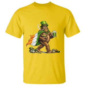Funny St Patricks Day Bigfoot T Shirt Mythical Party Gift
