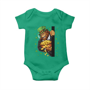 Funny St Patricks Day Bigfoot Baby Onesie Irish Revelry Gift TS12 Irish Green Print Your Wear