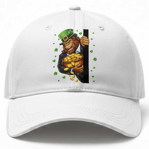 Funny St Patricks Day Bigfoot Baseball Cap Irish Revelry Gift TS12 Print Your Wear