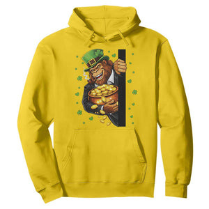 Funny St Patricks Day Bigfoot Hoodie Irish Revelry Gift TS12 Daisy Print Your Wear