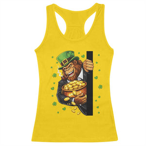 Funny St Patricks Day Bigfoot Racerback Tank Top Irish Revelry Gift TS12 Daisy Print Your Wear