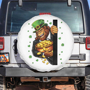 Funny St Patricks Day Bigfoot Spare Tire Cover Irish Revelry Gift TS12 No hole Black Print Your Wear
