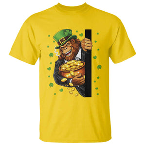 Funny St Patricks Day Bigfoot T Shirt Irish Revelry Gift