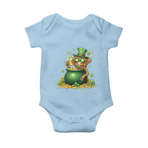 Funny Highland Cow St Patricks Day Baby Onesie Farm Lover Gift TS12 Light Blue Print Your Wear