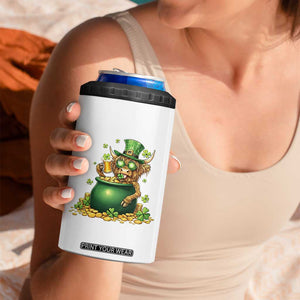 Funny Highland Cow St Patricks Day 4 in 1 Can Cooler Tumbler Farm Lover Gift TS12 Print Your Wear