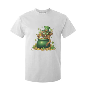 Funny Highland Cow St Patricks Day T Shirt For Kid Farm Lover Gift TS12 White Print Your Wear