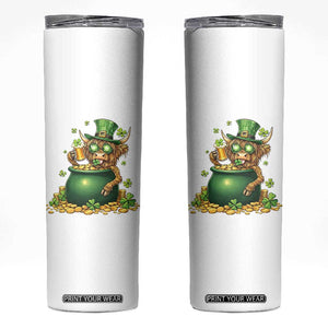 Funny Highland Cow St Patricks Day Skinny Tumbler Farm Lover Gift TS12 White Print Your Wear