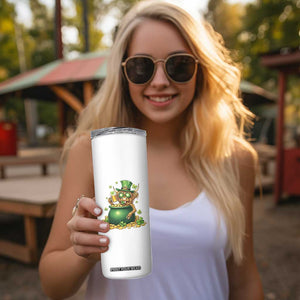 Funny Highland Cow St Patricks Day Skinny Tumbler Farm Lover Gift TS12 Print Your Wear